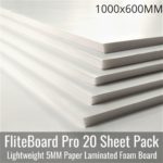 Fliteboard pro-5mm- 1000x600mm-paper-laminated-foam-boards