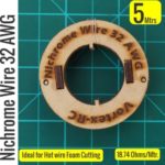 Nichrome wire – For Hot wire Foam cutting (5 Meters) 32AWG – High quality