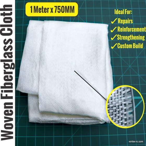 Woven Fiberglass Cloth 1000mmx1000mm. VortexRC