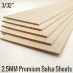 2.5mm Balsa Sheets