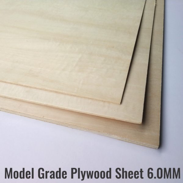 6MM Model Grade Plywood Sheets Laser Ply