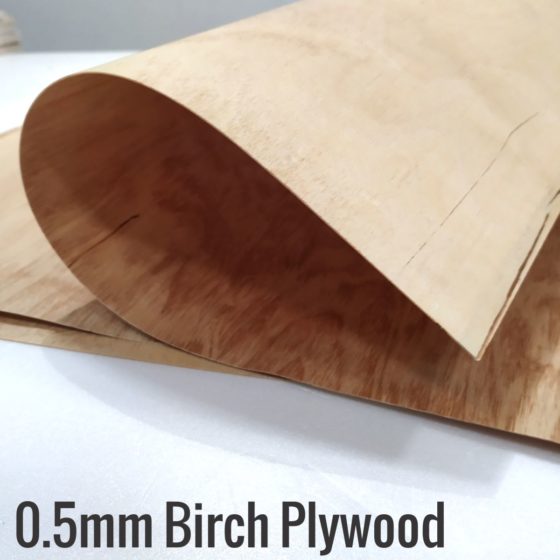 0.5MM Birch Plywood Sheet Imported High quality VortexRC