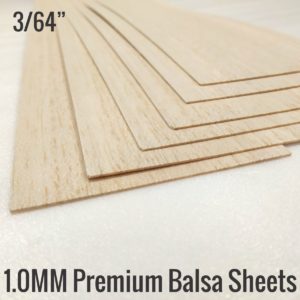 1MM Balsa Sheets