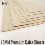 1.5mm Balsa Sheets