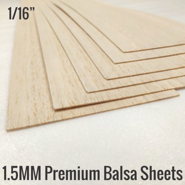 1.5MM Premium Imported Balsa Sheets