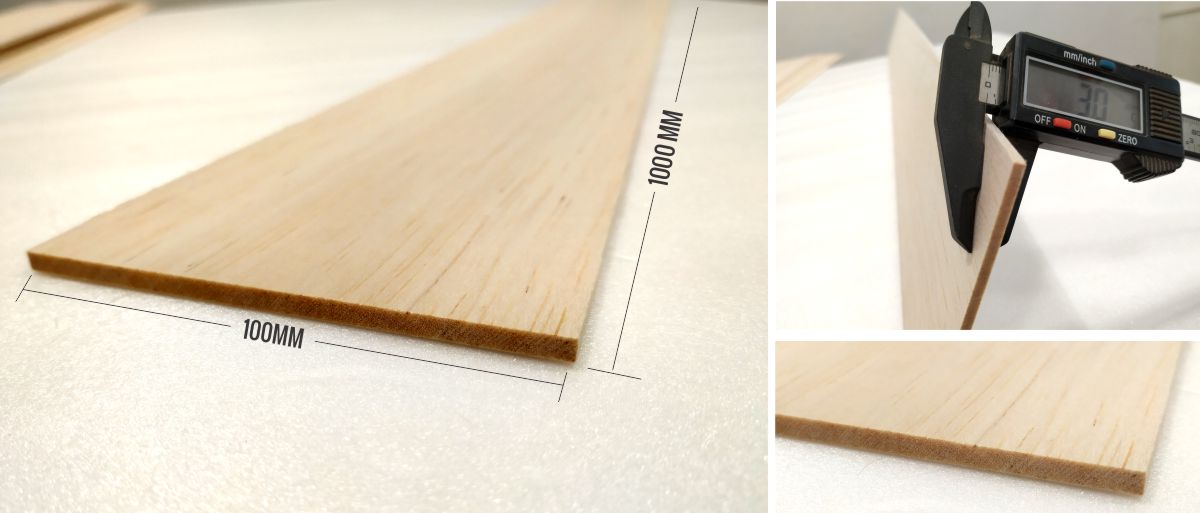 3MM Balsa wood sheets India