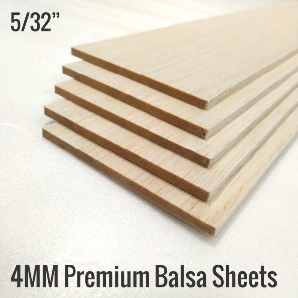 4MM Imported Balsa Sheets