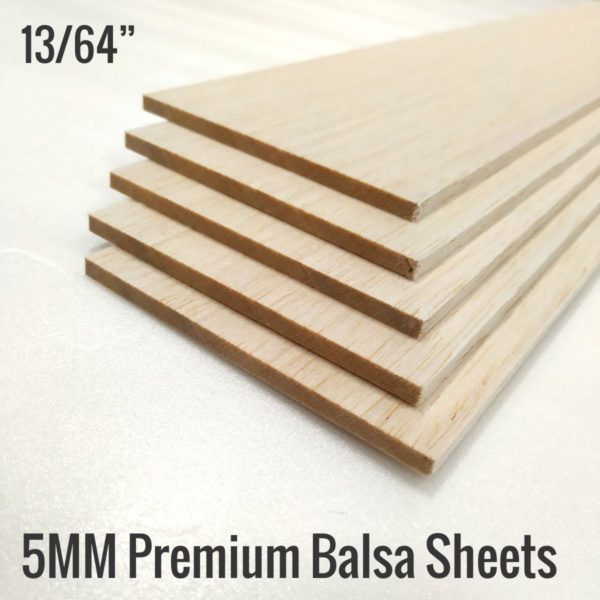 5MM Premium Imported Balsa Sheets