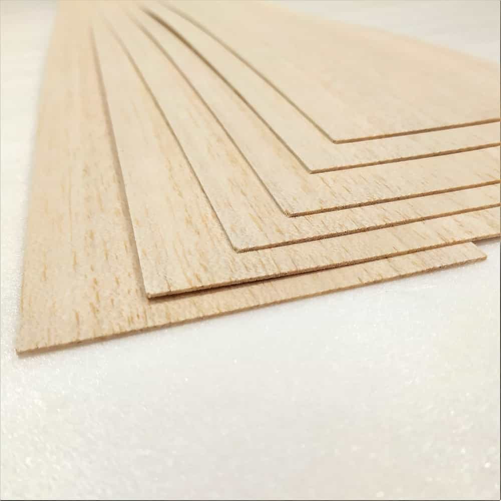 1mm 1000x100mm Balsa Sheets (3/64) - Vortex-RC