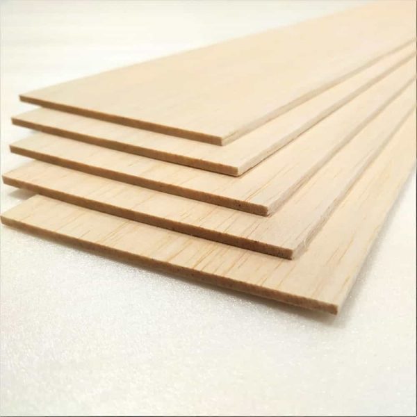 2.5mm 1000x100mm Balsa Sheets (3/32) - Vortex-RC