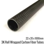 22x20x1000mm-3k-Carbon-fiber-tube-rod