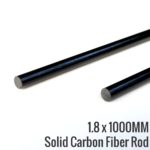 1.8 x1000 Carbon fiber solid rods and tubes