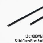 1.8mm x 1000mm Solid glass fiber rods-