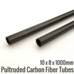 10x8x1000mm-3k-Pultruded-Carbon-fiber-tube-rod