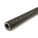 12x8x1000mm 3K CF Tube Carbon Fiber-FIbre Tube 3K Roll Wrapped