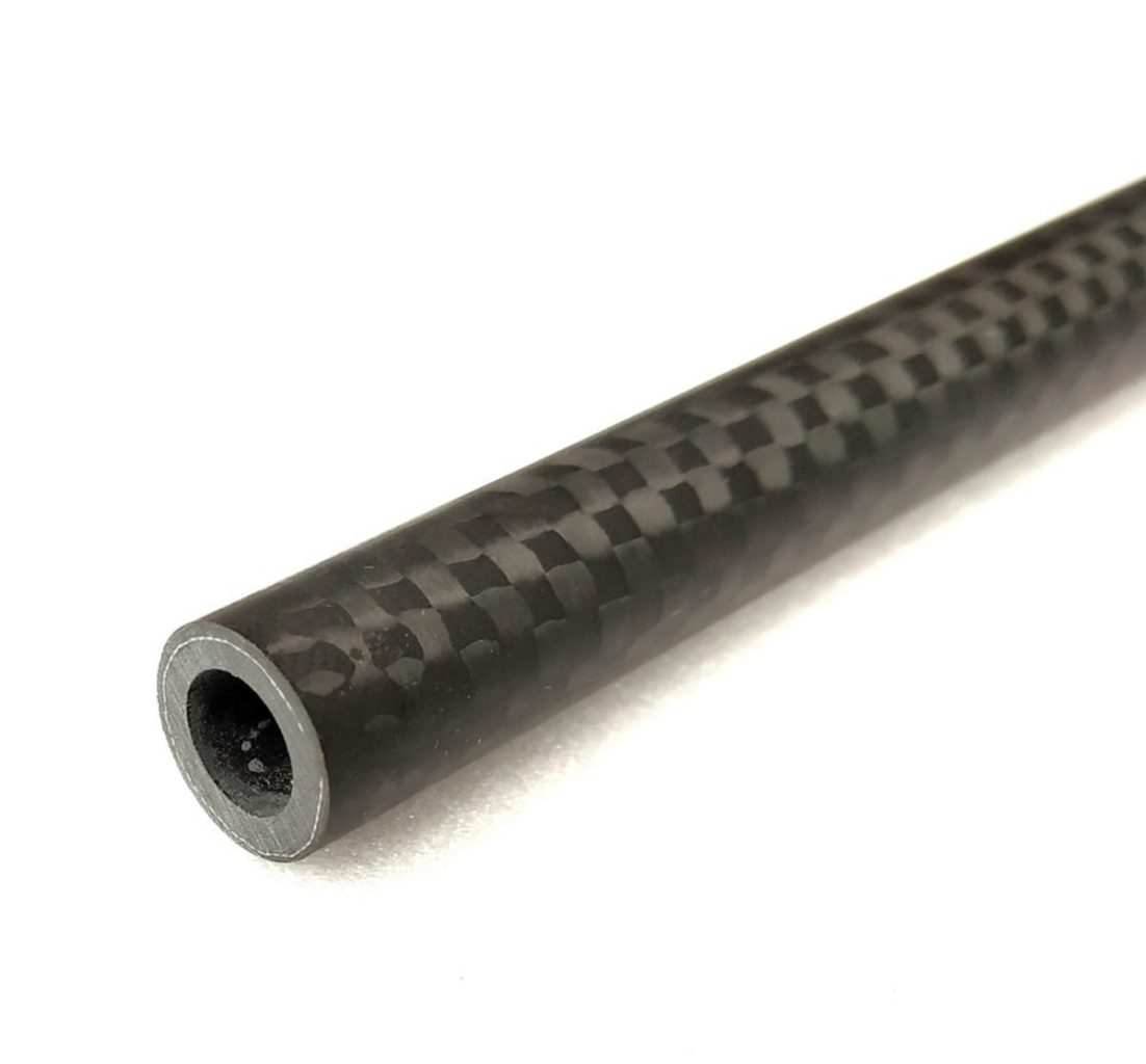 Tube En Fibre De Carbone 8x6 Mm - 500 Mm De Long | Pour Drones RC, Avions, Modélisme Léger Et Résistant