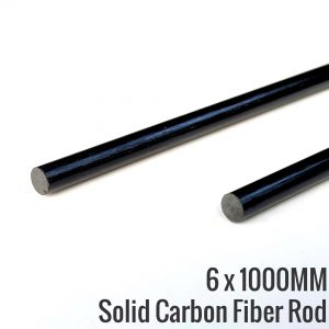 400mm 15.7 inch sourcing map 2mm Carbon Fiber Bar For RC Airplane Matte Pole US 5pcs 