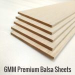 6MM Balsa Wood Sheets 100x1000mm
