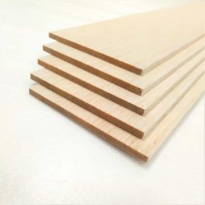 2.5mm 1000x100mm Balsa Sheets (3/32) - Vortex-RC