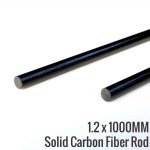 1.2 x1000 Carbon fiber solid rods and tubes