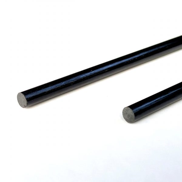 8x1000mm CF Rod (2 Pcs) Carbon Fiber / Fibre Rods