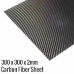 300x300x2mm 3K Carbon Fiber-Fibre Sheet